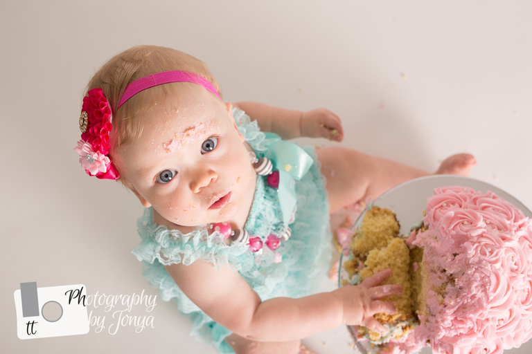 first birthday photographer, cake smash photography