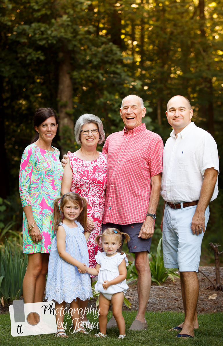 Extended family photography Raleigh
